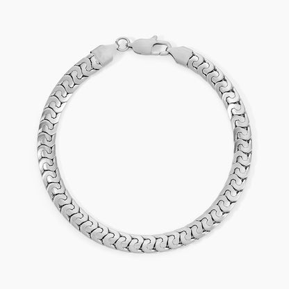 Seyra™ Marine Link Bracelet — Silver