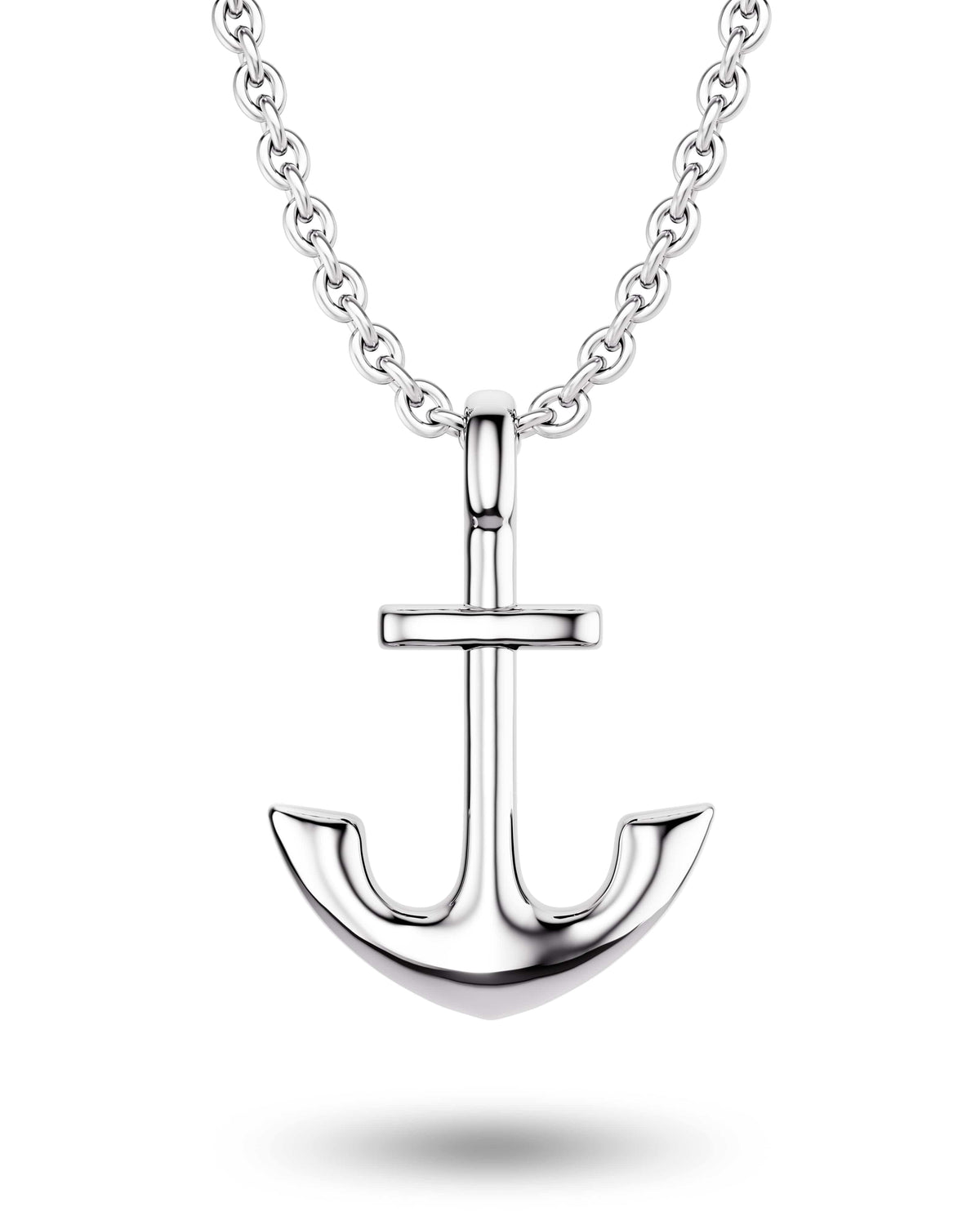 Seyra™ Anchor Pendant — Silver