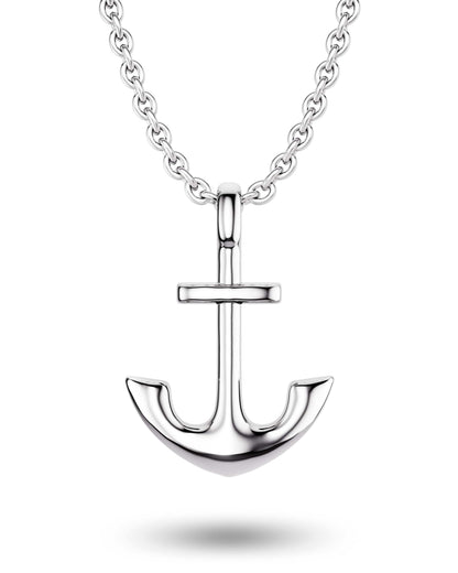 Seyra™ Anchor Pendant — Silver
