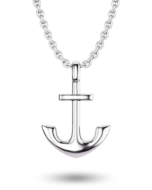 Seyra™ Anchor Pendant — Silver