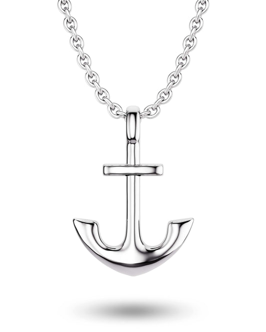 Seyra™ Anchor Pendant — Silver