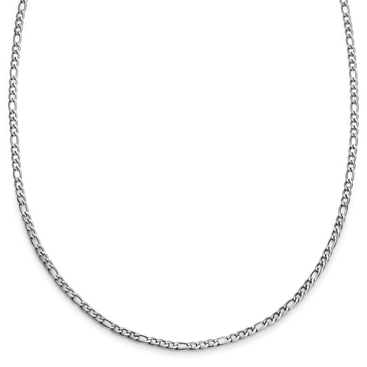 Seyra™ Silver Figaro Chain — 4mm